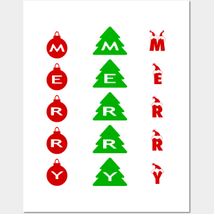 MERRY MERRY MERRY Posters and Art